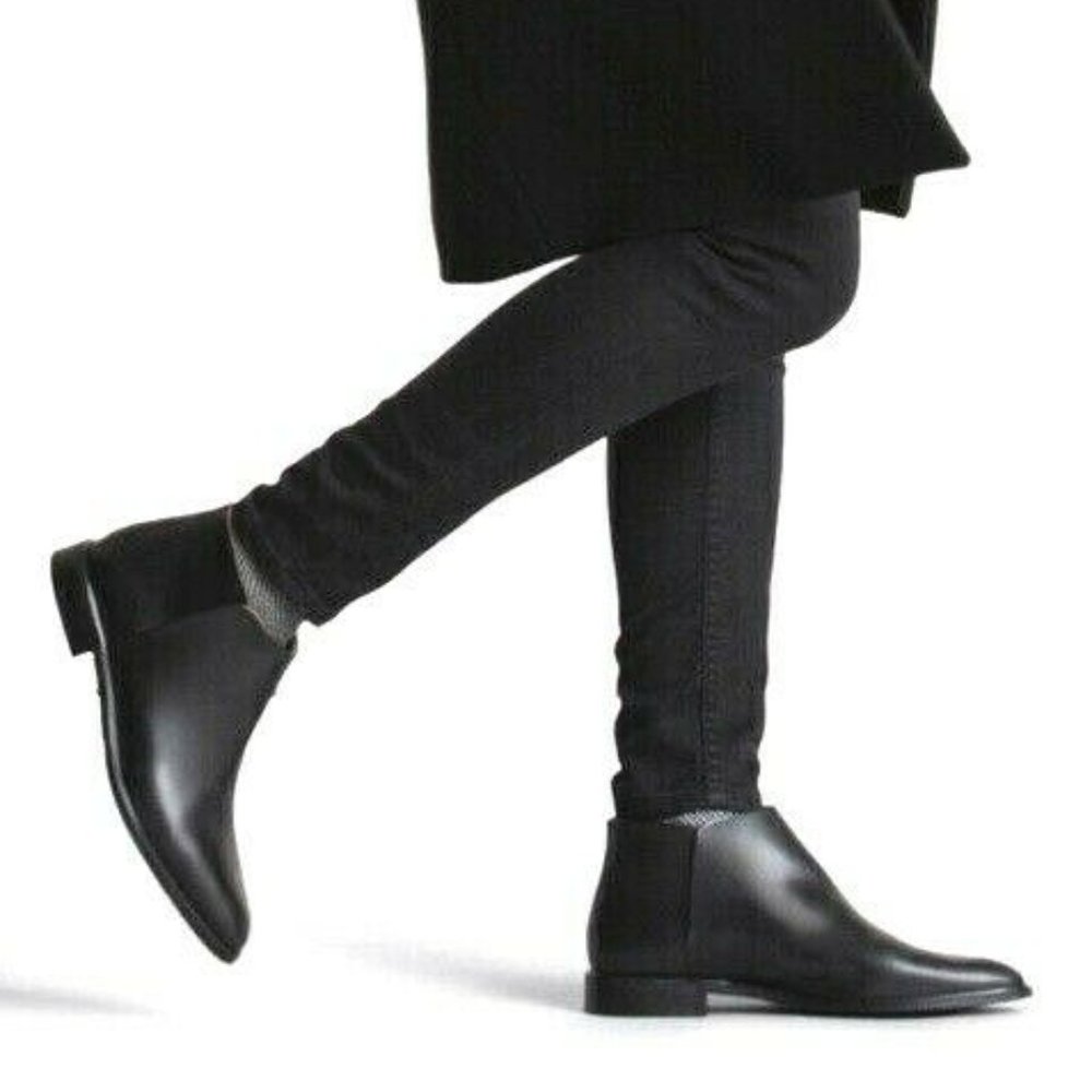 Everlane Black The Modern Ankle Boots 6 - Picture 1 of 8